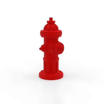 Mô hình trụ chữa cháy (Fire Hydrant) tỉ lệ 1:48 chi tiết cho sa bàn