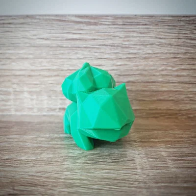 Mô hình Bulbasaur Low Poly - Đồ chơi Pokémon 3D đẹp mắt