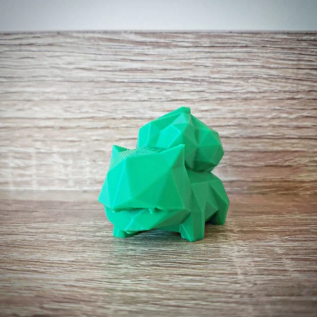 Mô hình Bulbasaur Low Poly - Đồ chơi Pokémon 3D đẹp mắt - Image 2