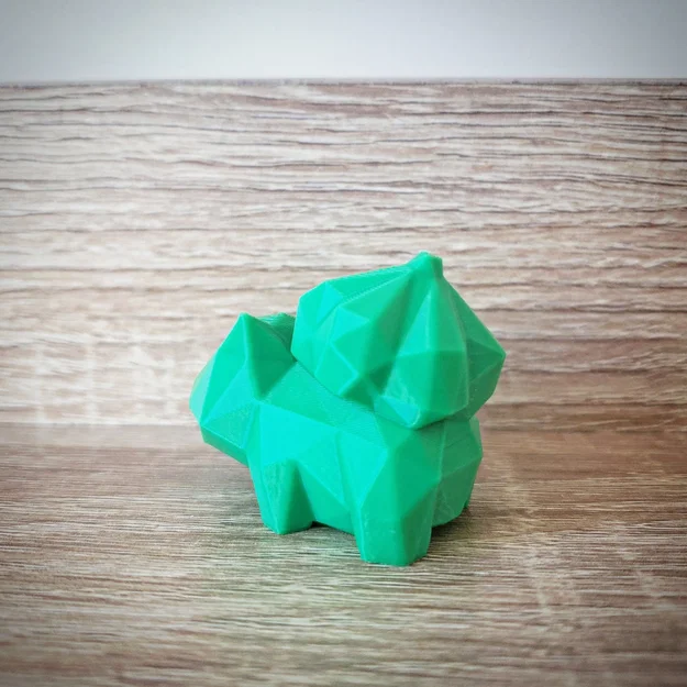 Mô hình Bulbasaur Low Poly - Đồ chơi Pokémon 3D đẹp mắt - Image 3