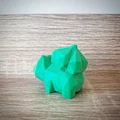 Mô hình Bulbasaur Low Poly - Đồ chơi Pokémon 3D đẹp mắt - Thumbnail 3