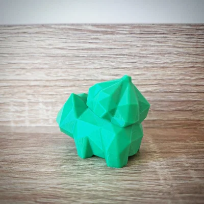 Mô hình Bulbasaur Low Poly - Đồ chơi Pokémon 3D đẹp mắt