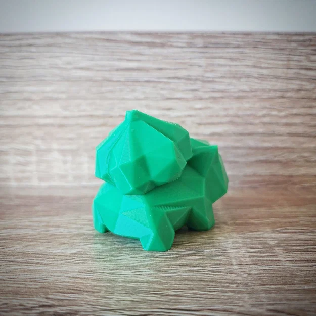 Mô hình Bulbasaur Low Poly - Đồ chơi Pokémon 3D đẹp mắt - Image 4