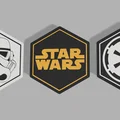 Miếng lót ly Star Wars hình lục giác in 3D cực chất - Thumbnail 1