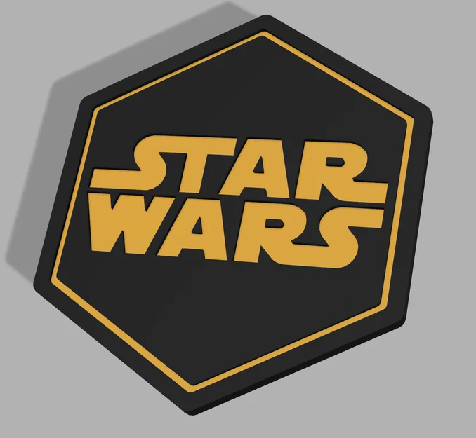 Miếng lót ly Star Wars hình lục giác in 3D cực chất - Image 3