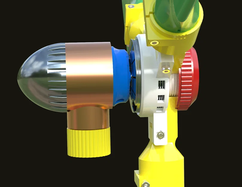 Tuabin Gió Di Động Với Cánh Gập (Portable Wind Turbine with Foldable Blades) - Image 3