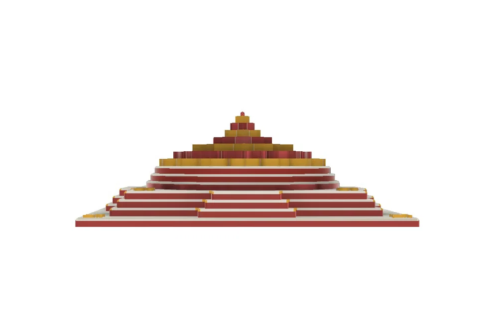 Shri Yantra – Biểu tượng hình học linh thiêng (Mẫu 3D) - Image 2