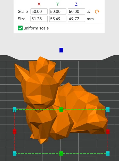 Mô hình Vulpix Pokemon phong cách Low Poly để bàn cực xinh - Image 3