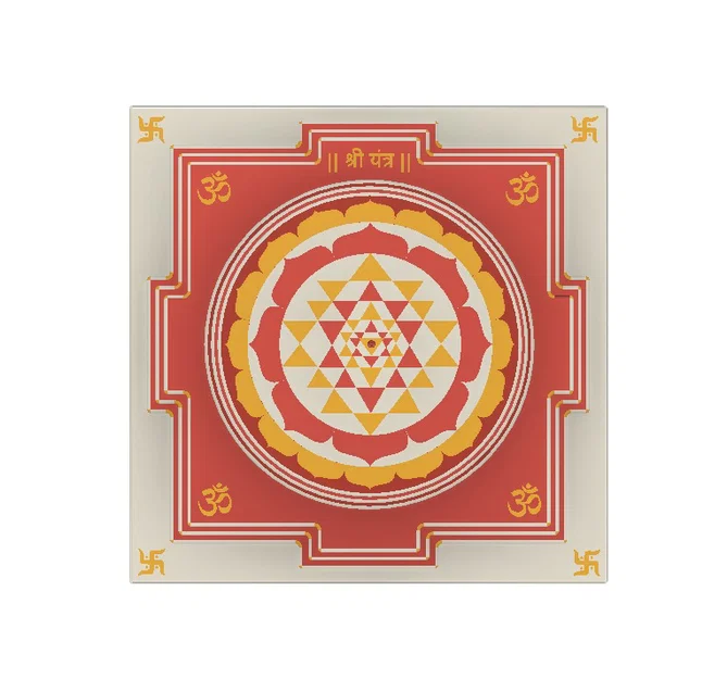 Shri Yantra – Biểu tượng hình học linh thiêng (Mẫu 3D) - Image 3