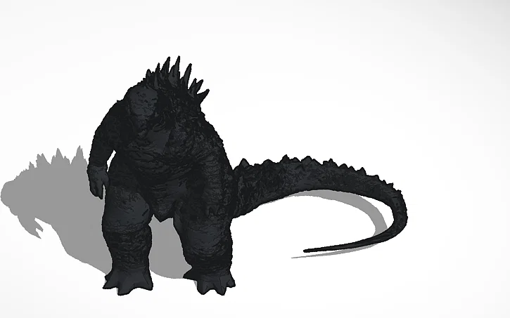 Mô hình Godzilla 3D chi tiết - File in STL cực chất - Image 1