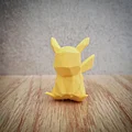 Mô hình Pikachu Low Poly 3D - Đáng yêu và dễ dàng in ấn - Thumbnail 1