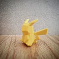 Mô hình Pikachu Low Poly 3D - Đáng yêu và dễ dàng in ấn - Thumbnail 3