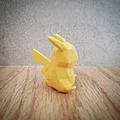 Mô hình Pikachu Low Poly 3D - Đáng yêu và dễ dàng in ấn - Thumbnail 4
