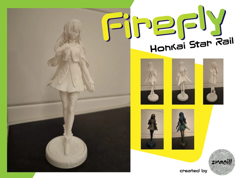 Firefly - Honkai Star Rail (by sraoill) | Profile in FDM (.3mf) - Image 1