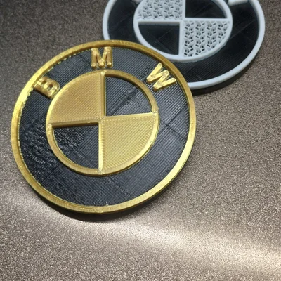 Mô hình logo BMW in 3D - Phụ kiện trang trí đẳng cấp cho người mê xe
