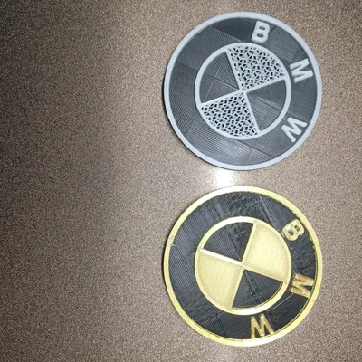 Mô hình logo BMW in 3D - Phụ kiện trang trí đẳng cấp cho người mê xe