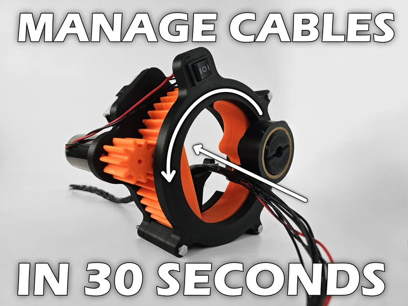 Bộ cuốn dây bán tự động (Semi-automatic cable wrapper) - Image 1