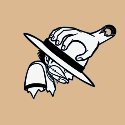 Móc khóa One Piece Luffy–Shanks