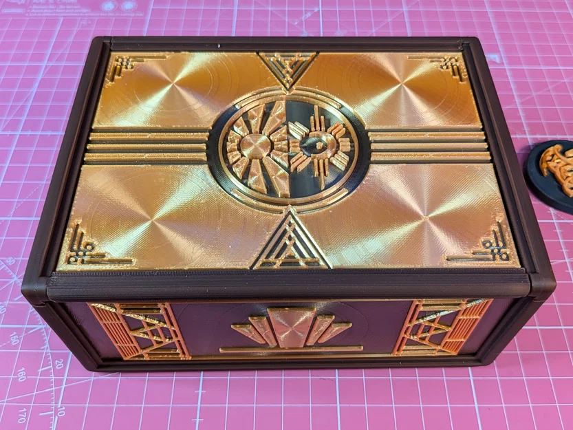Hộp Khóa Phong Cách Art Deco (Art Deco Styled Box) - Image 2