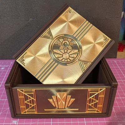Hộp Khóa Phong Cách Art Deco (Art Deco Styled Box)