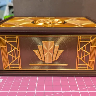 Hộp Khóa Phong Cách Art Deco (Art Deco Styled Box)