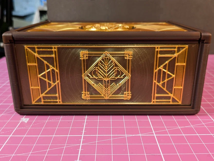 Hộp Khóa Phong Cách Art Deco (Art Deco Styled Box) - Image 5