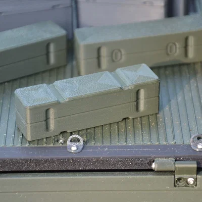 Thùng gỗ (Box Crate) tỉ lệ 1/10