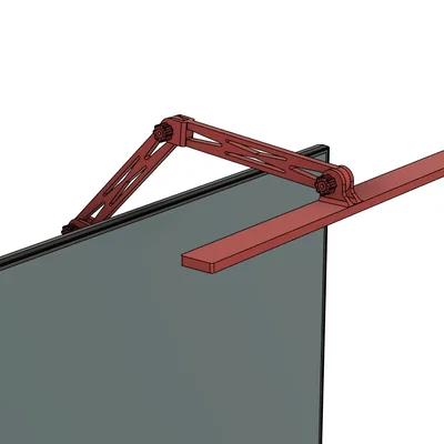 Giá đỡ đèn LED gắn màn hình (Monitor lamp mount) in 3D tiện lợi