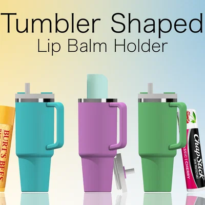 Stan-lee - Móc khóa đựng son dưỡng hình tumbler