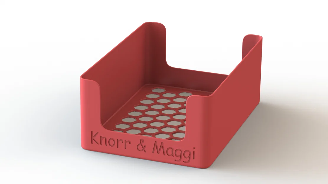 Khay in 3D đựng gói gia vị Knorr, Maggi gọn gàng cho tủ bếp - Image 1