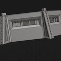 Mô hình công sự Sci-fi 28mm với tháp pháo xoay cho Wargaming - Thumbnail 2