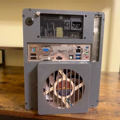 NasHole: Case NAS/PC ITX SFF 6-bay in 3D