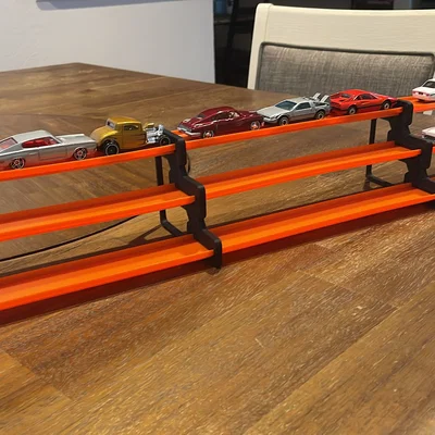 Giá đỡ trưng bày Hotwheels tracks kiểu khán đài 3 tầng (brackets)