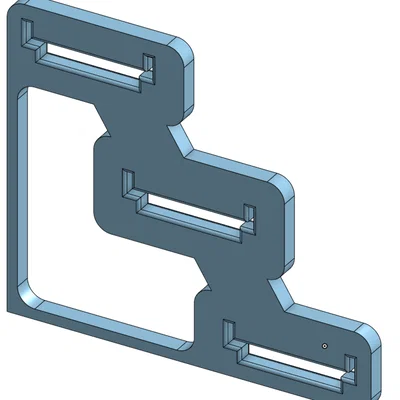Giá đỡ trưng bày Hotwheels tracks kiểu khán đài 3 tầng (brackets)
