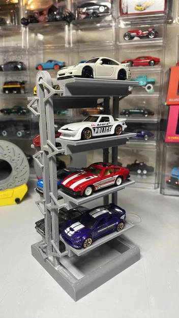 Kệ trưng bày xe diecast kiểu thang máy (Elevator diecast car display) - Image 4