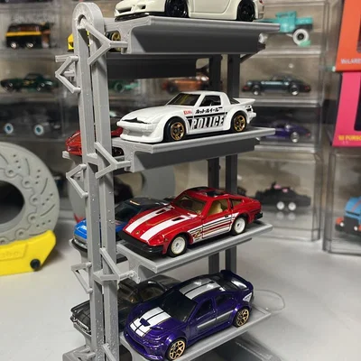 Kệ trưng bày xe diecast kiểu thang máy (Elevator diecast car display)