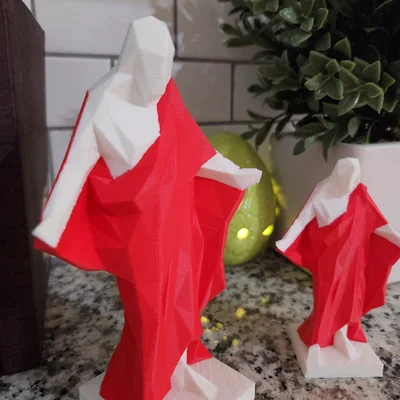 Modern Low-Poly Christus – Tượng Christus low-poly hiện đại in 3D