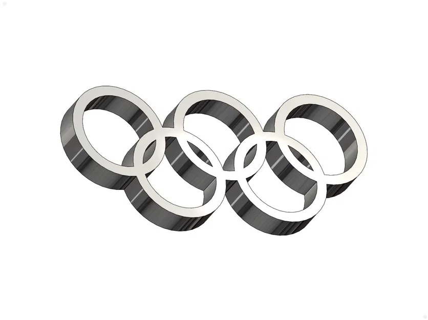 Mô hình 3D biểu tượng Olympic Games ấn tượng cho máy in của bạn - Image 1