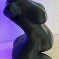 Mô hình trang trí cơ thể phụ nữ mang thai 3D (Vase mode) - Thumbnail 2
