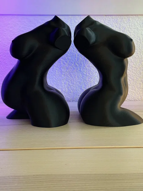 Mô hình trang trí cơ thể phụ nữ mang thai 3D (Vase mode) - Image 3