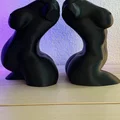 Mô hình trang trí cơ thể phụ nữ mang thai 3D (Vase mode) - Thumbnail 3