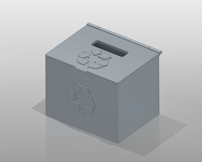 Batterie Recycling – Hộp thu gom pin cũ có nắp - Image 1