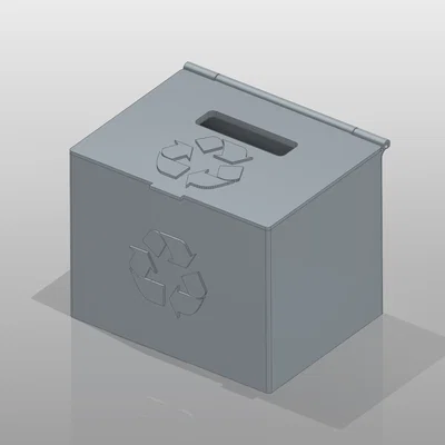 Batterie Recycling – Hộp thu gom pin cũ có nắp