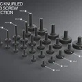 Bộ sưu tập ốc vặn tay knurled hệ Metric M3–M8 (Ultimate Collection) - Thumbnail 1