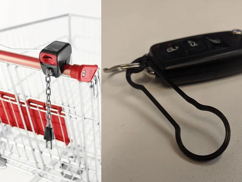 Universal Trolley Coin v1 – Dụng cụ mở khóa xe đẩy/shopping cart - Image 1