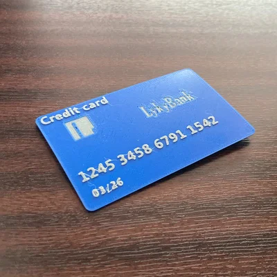 Mô hình thẻ tín dụng giả (Fake Credit Card) in 3D siêu vui nhộn