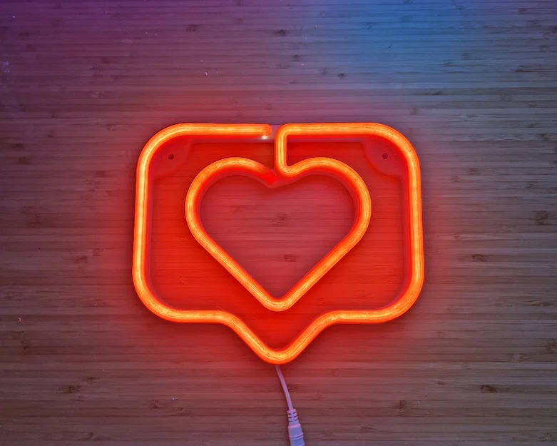 Corazón Instagram | Bảng Neon Trái Tim - Image 1