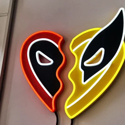 Đế làm bảng hiệu hiệu ứng neon (Base carteles efecto neón)