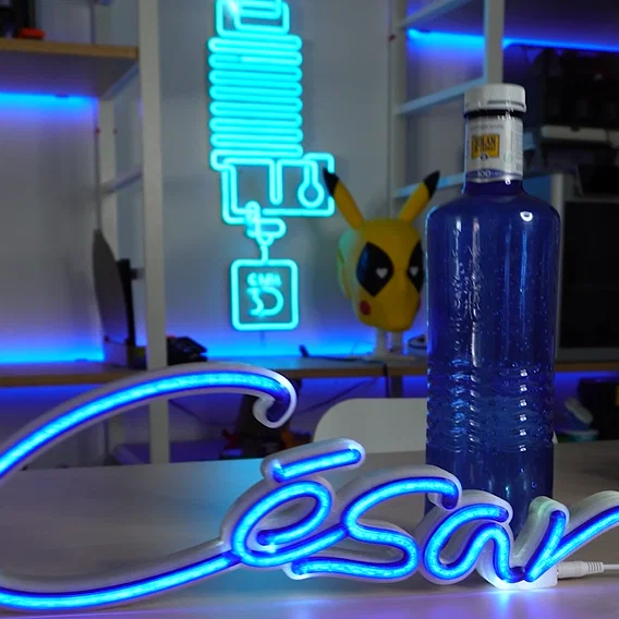 Đế làm bảng hiệu hiệu ứng neon (Base carteles efecto neón) - Image 4