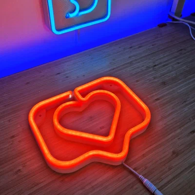 Corazón Instagram | Bảng Neon Trái Tim